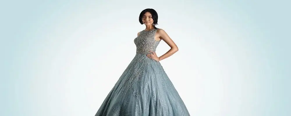 Vestido color gris